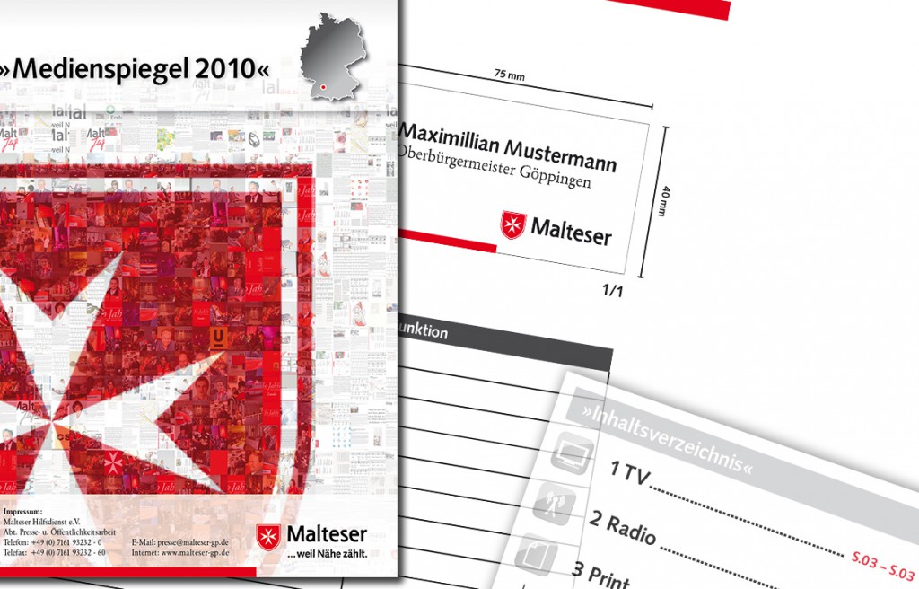 Printdesign Malteser Hilfsdienst Göppingen