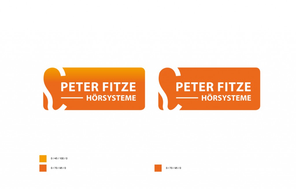 Peter Fitze Hörakustiker in Geislingen Beispiel Logodesign