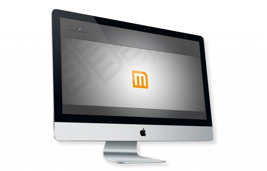 Online Medien Management Beispiel Screensaver iMac